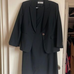 Black Blazer and Dress Set